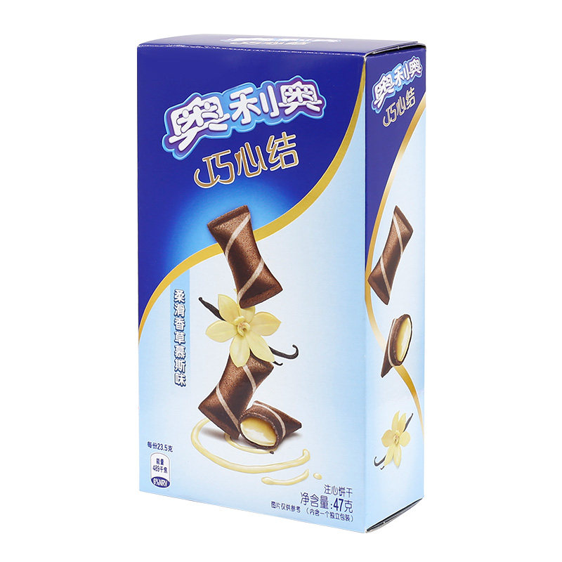 【天猫超市】亿滋 奥利奥巧心结柔滑香草慕斯味47g 办公室小零食