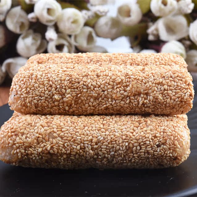 三惠花生芝麻棒夹心休闲零食麦芽糖点心酥香脆软零食20个约500g