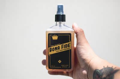 美国bona fide pomade 复古强定型发油喷雾油头针对亚洲人发质