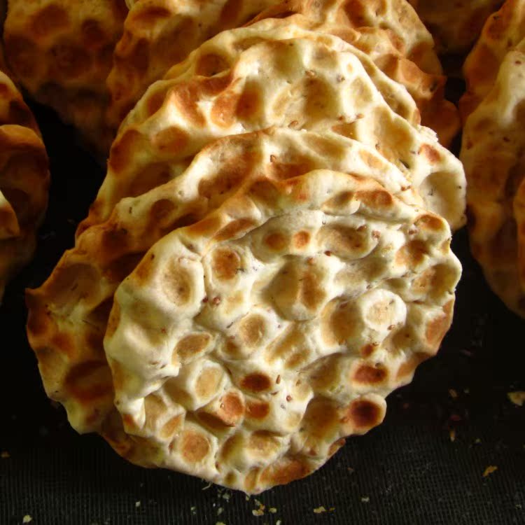 陕西特产小吃纯手工石子馍 石头馍饼鸡蛋芝麻干馍 0添加2件包邮