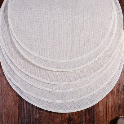 厨房用具 纯棉直径30cm蒸笼布 笼屉布 屉布 蒸饺布 蒸包子饺子用