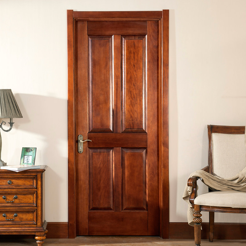 木语木门 纯实木门烤漆木门室内门套装门卧室门纯原木门定制