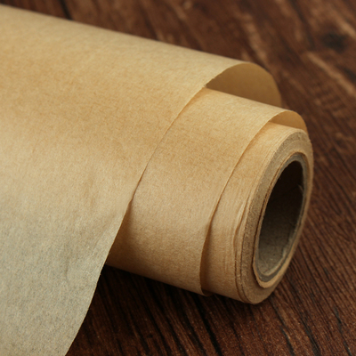 仿古色雁皮纸楮皮纸半生熟蝉翼透明超薄长卷复古抄经四尺对开宣纸