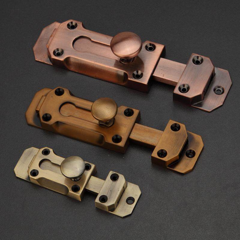 高档明装插销青古铜仿古插销金色插销锁欧式窗户复古门拴门扣插销