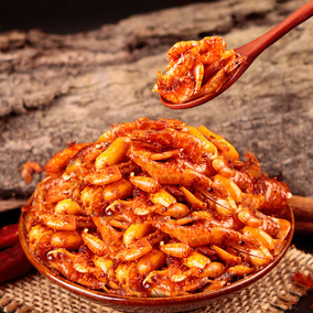 蜀道香辣味零食麻辣小虾米10g 四川特产香辣虾脆下酒菜开袋即食