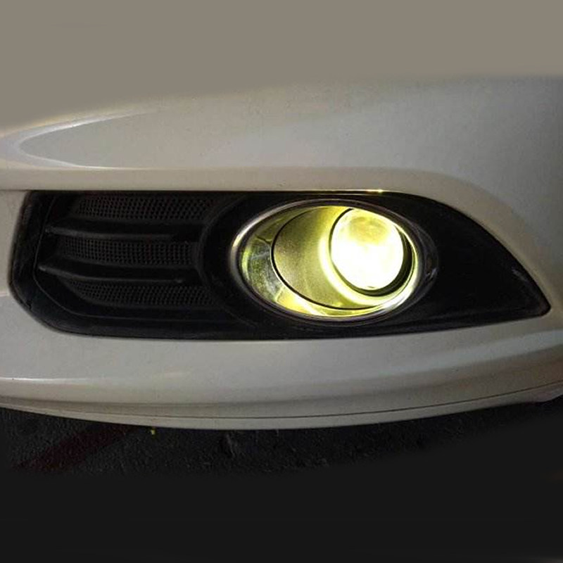 高亮2.5寸黄金光前雾灯双光透镜汽车通用改装远近光吊款鱼眼总成