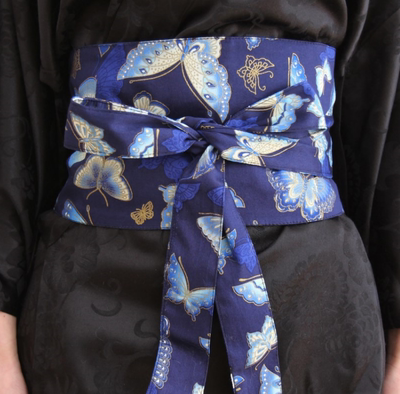 日式和服和风华丽高品质百搭浴衣腰封腰带 流星彩蝶