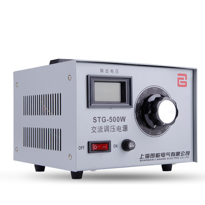 电子调压器220v单相小型交流调压器500w0-300v可调电源电压变压器