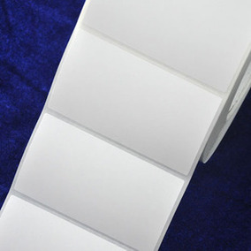 单排 亮白pet/pvc标签纸 50*40*1千张白色pet防水防油防撕条码纸