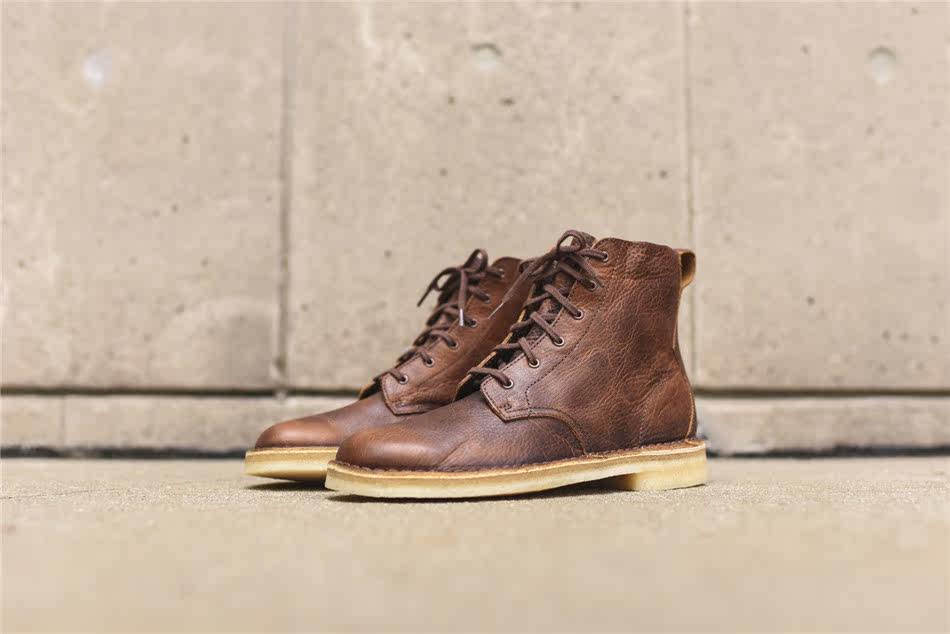 其乐clarks originals desert mali boot 高帮 生胶底沙漠靴 代购