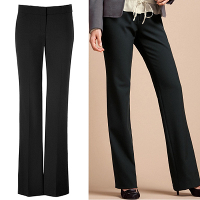 包邮直筒裤高弹修身外贸单出口女裤子显瘦1442西装裤/正装裤长裤