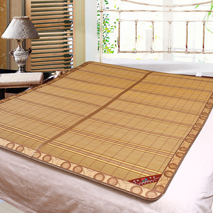 竹席床席三件套双面可折叠5竹凉席子学生宿舍床单人双人18米