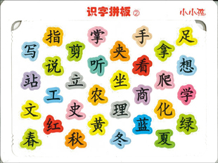 天骄包邮 看图拼音(卡) 小小孩 看图识字卡上 下共3盒幼儿童 宝宝早教