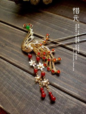 五尾凤钗,_大山谷图库