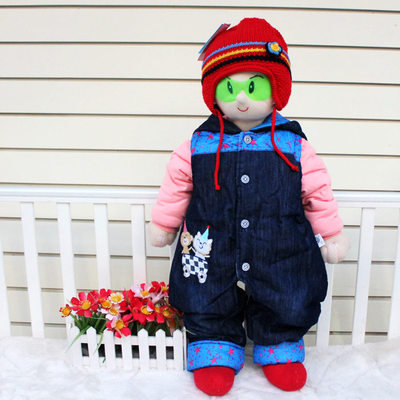 [年终大促] 正品小石头童装男女宝宝冬装婴幼儿连帽开胸哈衣背带裤