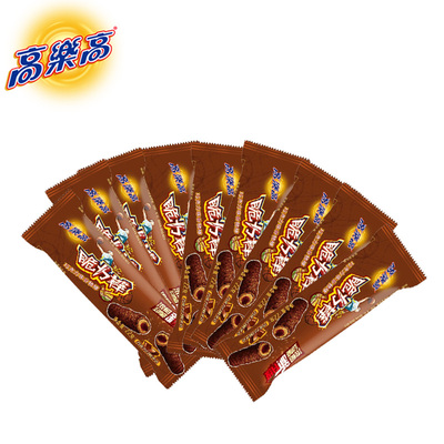 高乐高巧克力棒500g怀旧食品办公零食组合夹心饼干闲趣儿童脆力棒