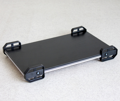 电脑简约现代白色架主机托底座托盘移动滑轮机箱托架托置物架