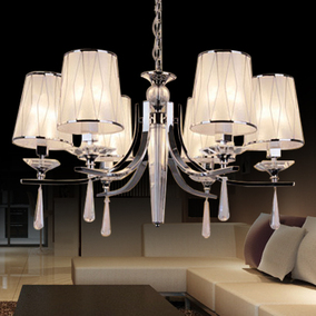 欧式led水晶吊灯个性后现代简约客厅水晶灯简欧卧室灯具餐厅灯饰