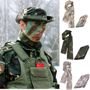 特价 军迷伪装丛林迷彩围巾 男女特种兵战术网布户外围巾围脖套头
