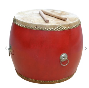 牛皮大鼓龙鼓锣鼓威风鼓排鼓扁鼓堂鼓乐器鼓战鼓18寸鼓 包邮包邮