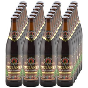 德国原装进口paulaner柏龙黑小麦啤酒500ml*20瓶装 普拉那啤酒