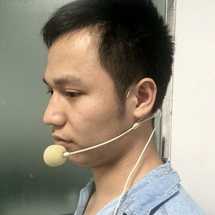 新好 肤色麦高端主持人头戴便携式小蜜蜂扩音器耳麦话筒线麦克风