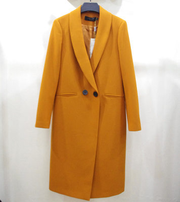 梦卓名m15b41 专柜正品 2015秋装新款女装外套大码韩版中长款风衣