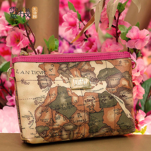 麦玲玲合作灵机文化bubble地图包祈福带手拿包斜挎包开运招财女包