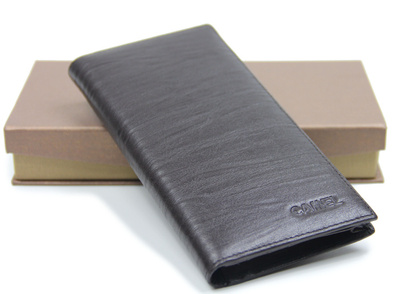 camel/骆驼 2015新款男士钱包 长款钱包 牛皮革钱夹mc239026-03