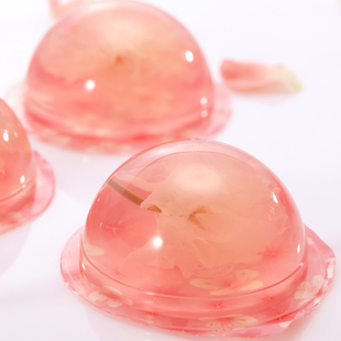 果冻 日本樱花果冻布丁 创意情人节圣诞生日礼物礼盒送女友 三枚210g