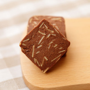 巧克力杏仁曲奇饼干手工无添加包邮孕妇儿童进口零食小吃休闲美食