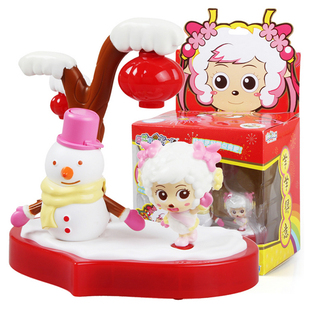 狼堡互动乐园 正版奥迪双钻喜羊羊与灰太狼玩具儿童生日礼物亲子