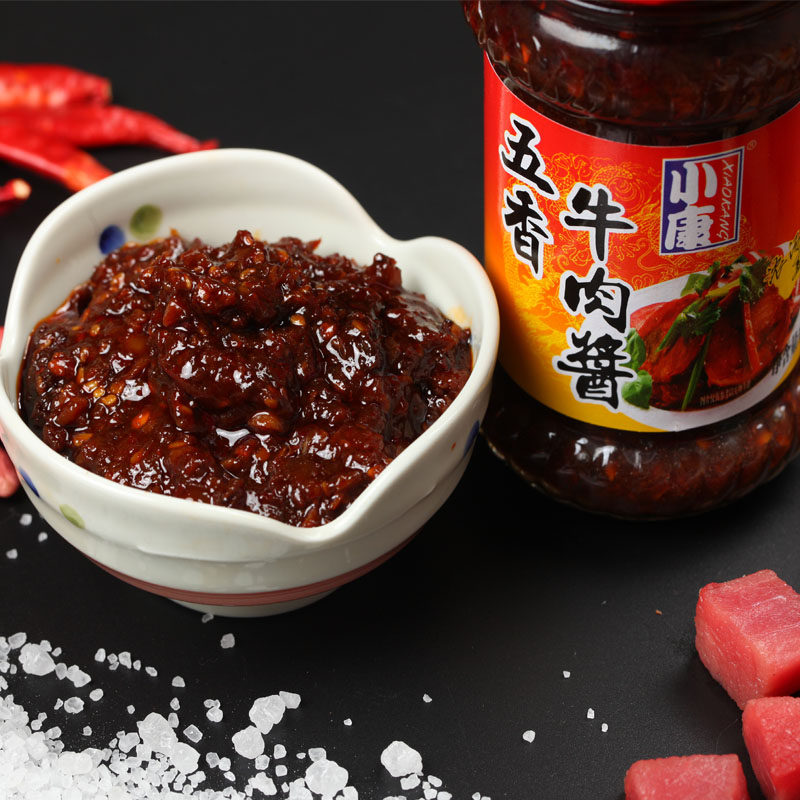 小康五香牛肉酱240g*6瓶 拌饭拌面酱下饭小菜香.