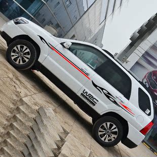 拉花 汽车拉花个性订制狮跑腰线全车贴花 汽 贴纸狮跑改装起亚狮跑