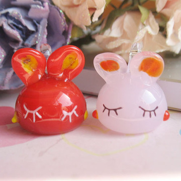 超萌卡通动漫琉璃情侣手机挂件手机链 创意新奇diy配件手机饰品