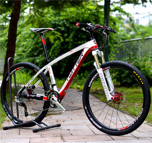 德国超轻碳纤维车架禧玛诺xt大套30速气叉山地车碳纤维组装山地车