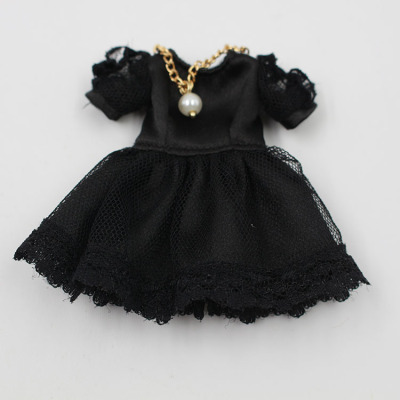 blythe 小布/中布/jb 娃衣 黑色舞会裙子 blythe中布娃娃 娃衣