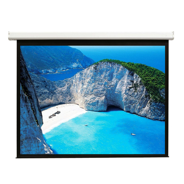 张家港欧叶投影幕布 benq/明基 欧叶电动幕100寸16:9 玻珠幕 投影机