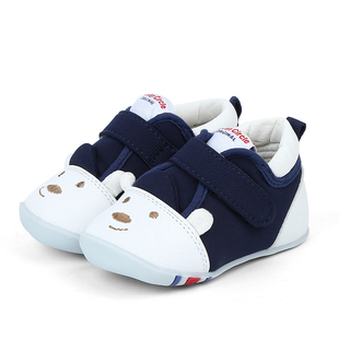 七彩圈圈冬季宝宝软底婴儿学步鞋加棉儿童鞋子男女机能鞋1岁春秋