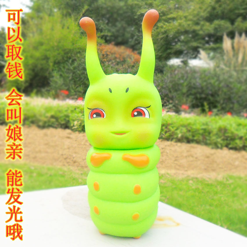 桌面摆饰 花千骨糖宝存钱罐 毛毛虫储蓄罐 创意家居饰品摆件礼品