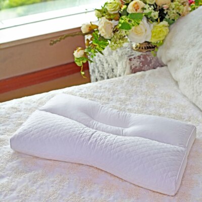 楽寝pe管枕头 助眠枕 颈椎病专用枕 可水洗枕头健康枕 保健枕特价