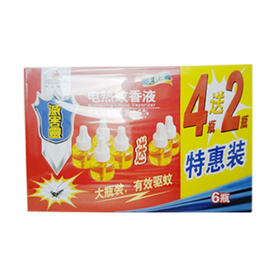 【天猫超市】灭害灵 蚊香液 电热蚊香液6支装 45ml/支 灭蚊驱蚊