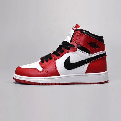 air jordan1乔丹公牛元年aj1芝加哥og白黑红篮球鞋女鞋332550-163