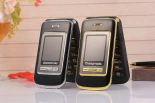 jc-f818s一键录音魔音来电归属双屏翻盖中老年商务手机 juicell