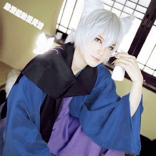 元气少女结缘神 巴卫cosplay服装男日本动漫和服套装 巴卫cos衣服