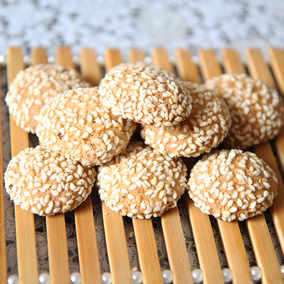 【詹记】安徽合肥特产詹记宫廷桃酥王小麻饼传统手工糕点500g