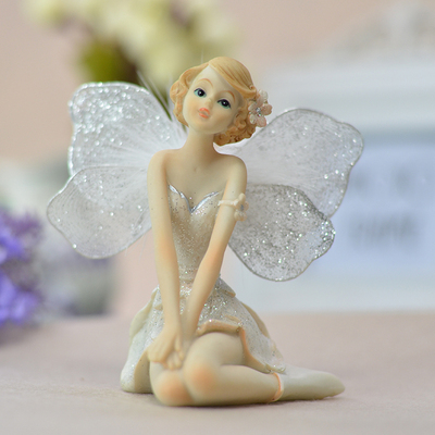 凡花园车载天使 花仙子树脂工艺摆件 汽车内饰用品创意精品车饰