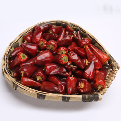 贵州子弹头辣椒500g小灯笼椒 圆干辣椒 朝天椒 中辣超香 麻辣调料