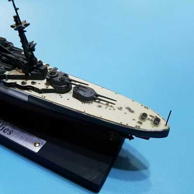 atlasedition1/1250二戰英國復仇級拉米利斯號戰列艦合金成品模型