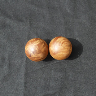 琉璃 天然铁琉璃 麻梨鼠李保健手球 枣木 45mm实心木质健身球康复训练